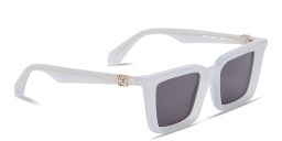Shop OFF WHITE Dalton Unisex Rectangle Sunglasses in Grey online.