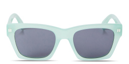 تسوق نظارات شمسية ڤالديز بإطار مربّع للجنسين أوف وايت بلون أخضر شفاف أونلاين.