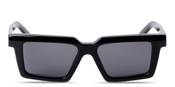 Shop OFF WHITE Windsor Unisex Rectangle Sunglasses in Black online.