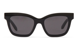 Shop OFF WHITE Lincoln Unisex Cat-Eye Sunglasses in Black online.