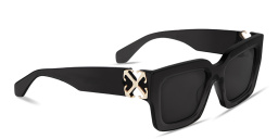 Shop OFF WHITE Mystic Unisex Square Sunglasses in Black online.