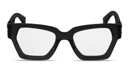 Shop OFF WHITE Arrows Logo Unisex Cat-Eye Eyeglasses in Black online.