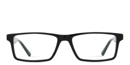 EYE'M Kids Rectangle Eyeglasses in Black – Product Photo 1