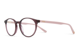 Shop EYE'M Kids Panthos Eyeglasses in Transparent Brown online.