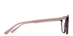 Shop EYE'M Kids Panthos Eyeglasses in Transparent Brown online.