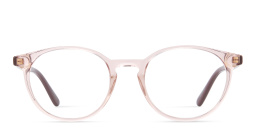Shop EYE'M Kids Panthos Eyeglasses in Transparent Peach online.