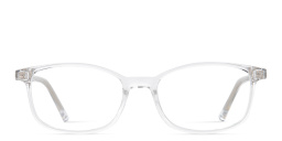 EYE'M Kids Rectangle Eyeglasses in Clear – Product Photo 1