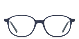 Shop EYE'M Kids Square Eyeglasses in Dark Blue online.