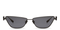 Shop VALENTINO VLogo Sign Cat-Eye Sunglasses in Black online.