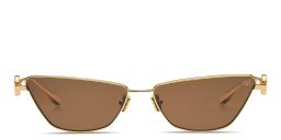 Shop VALENTINO VLogo Sign Cat-Eye Sunglasses in Gold online.