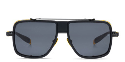Shop BALMAIN O.R. Unisex Square Sunglasses in Black online.