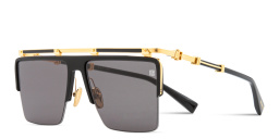 تسوق نظارات شمسية تريونف طراز أفياتور بنصف إطار للجنسين بالمان بلون أسود أونلاين.