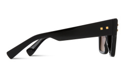 Shop BALMAIN B-Army Unisex Square Sunglasses in Black online.