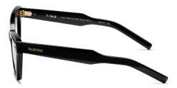 Shop VALENTINO V-Tale Cat-Eye Eyeglasses in Black online.