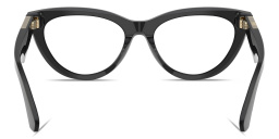 Shop BURBERRY Classic Cat-Eye Eyeglasses in Grey online.