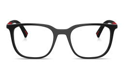 تسوق نظارات طبية طراز بيلو بتوقيع العلامة برادا لينيا روسا بلون أسود أونلاين.