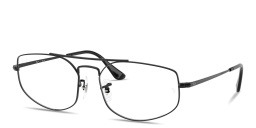Shop Ray-Ban Explorer 5 Optics Unisex Wide Irregular Eyeglasses in Black online.