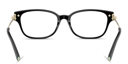 Shop TIFFANY Tiffany HardWear Pillow Eyeglasses in Black online.
