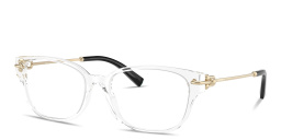 Shop TIFFANY Tiffany HardWear Pillow Eyeglasses in Clear online.