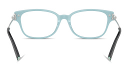 Shop TIFFANY Tiffany HardWear Pillow Eyeglasses in Black On Tiffany Blue online.