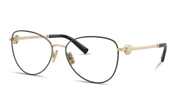 Shop TIFFANY Return To Tiffany Pilot Eyeglasses in Black online.