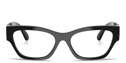 VERSACE Medusa Biggie Cat-Eye Eyeglasses in Black – Product Photo 1