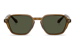 GIORGIO ARMANI Armani Code Square Sunglasses in Transparent Brown – Product Photo 1