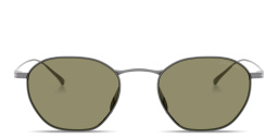 GIORGIO ARMANI Engraved Logo Square Sunglasses in Gunmetal – Product Photo 1