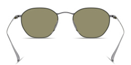 GIORGIO ARMANI Engraved Logo Square Sunglasses in Gunmetal – Product Photo 4