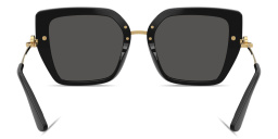 Dolce & Gabbana DG Motif Butterfly Sunglasses in Black – Product Photo 4
