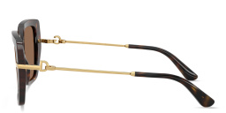 Dolce & Gabbana DNA Butterfly Sunglasses in Havana – Product Photo 3