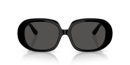 Dolce & Gabbana DG Motif Oval Sunglasses in Black – Product Photo 1