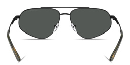 Emporio Armani Modern Pilot Sunglasses in Matte Black – Product Photo 4