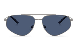 Emporio Armani Eagle Logo Pilot Sunglasses in Gunmetal – Product Photo 1