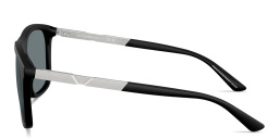 Emporio Armani Eagle Logo Square Sunglasses in Black – Product Photo 3