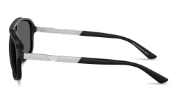 Emporio Armani Modern Pilot Sunglasses in Matte Black – Product Photo 3