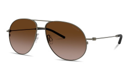 Shop Moncler Flyze Unisex Pilot Sunglasses in Matte Anthracite online.