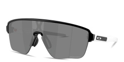 Oakley Corridor SQ Half-Rim Rectangle Sunglasses in Matte Black – Product Photo 2