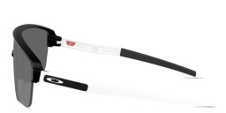 Oakley Corridor SQ Half-Rim Rectangle Sunglasses in Matte Black – Product Photo 3