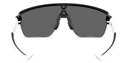 Oakley Corridor SQ Half-Rim Rectangle Sunglasses in Matte Black – Product Photo 4