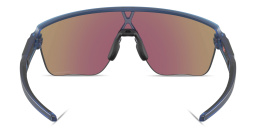 Shop Oakley Corridor SQ Half-Rim Rectangle Sunglasses in Blue online.