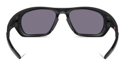 Shop Oakley Lateralis Rectangle Sunglasses in Black online.