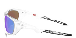 Oakley Lateralis Rectangle Sunglasses in Clear – Product Photo 3