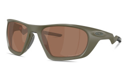 تسوق نظارات شمسية لاتيراليس بإطار مستطيل اوكلي بلون أخضر مطفي أونلاين.