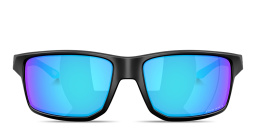 Oakley Gibston XL Rectangle Sunglasses in Matte Black – Product Photo 1