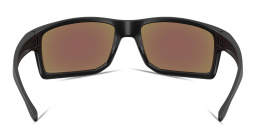 Oakley Gibston XL Rectangle Sunglasses in Matte Black – Product Photo 4
