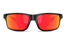 Oakley Gibston XL Rectangle Sunglasses in Matte Black – Product Photo 1