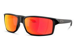 Shop Oakley Gibston XL Rectangle Sunglasses in Matte Black online.