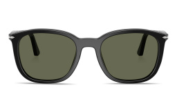 PERSOL Arrow Motif Unisex Pillow Sunglasses in Black – Product Photo 1