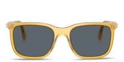 تسوق نظارات شمسية رينزو بإطار مستطيل للجنسين بيرسول بلون عسلي أونلاين.